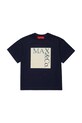 Detské bavlnené tričko MAX&Co. MAXT1F T-SHIRT bavlna tmavomodrá MX0005