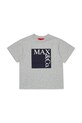MAX&Co. tricou de bumbac pentru copii MAXT1F T-SHIRT MX0005 gri ZW25