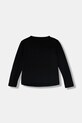 Detské tričko s dlhým rukávom Twinset 252GB2070 čierna ZW25