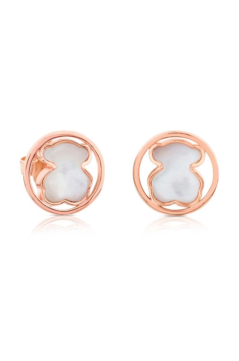 Color Orecchini placcati in oro 18 kt su argento e onice Color Orecchini placcati in oro 18 kt su argento e onice