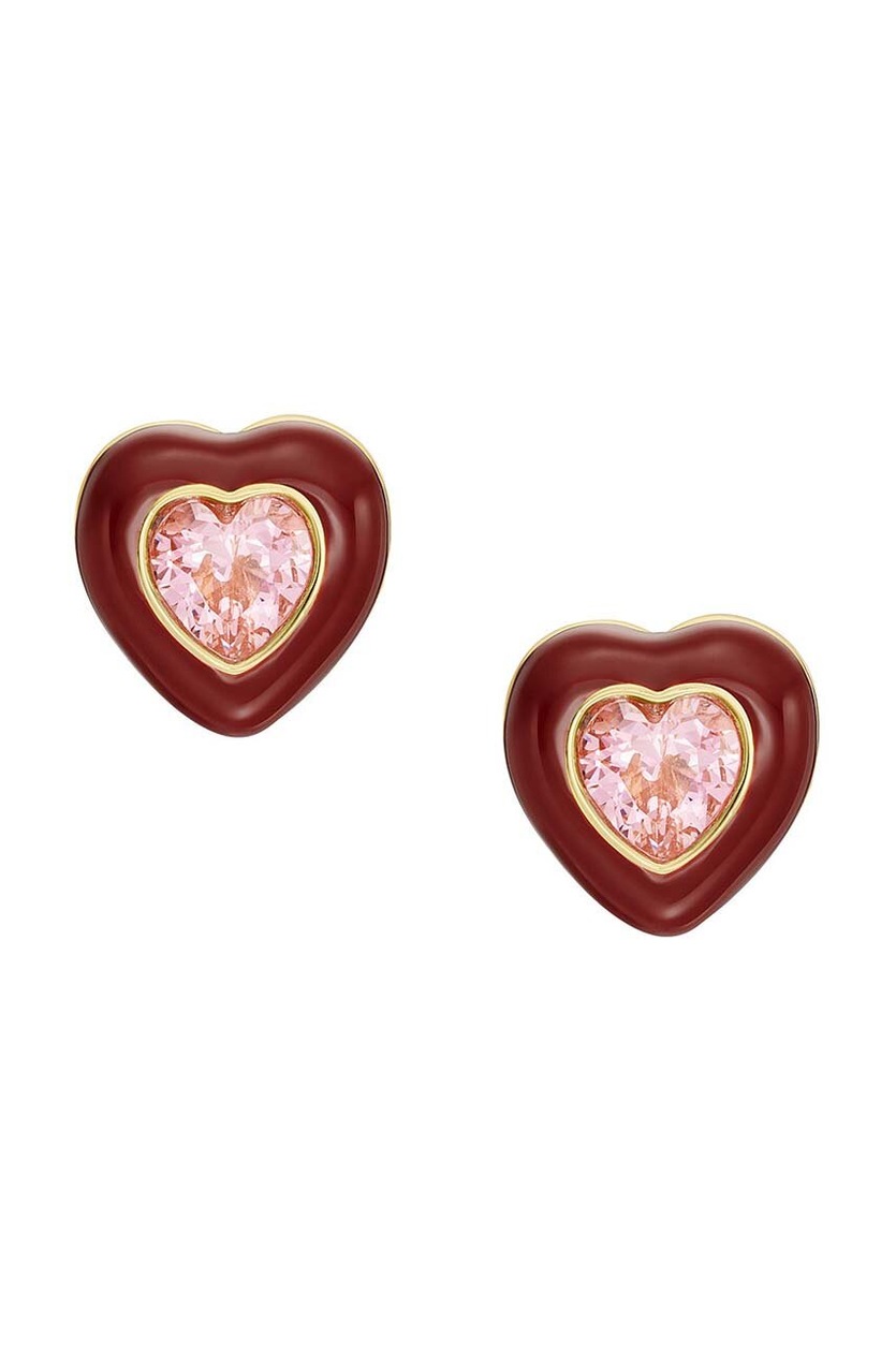 Fiorucci clip on Red And White Mini Lollipop Earrings