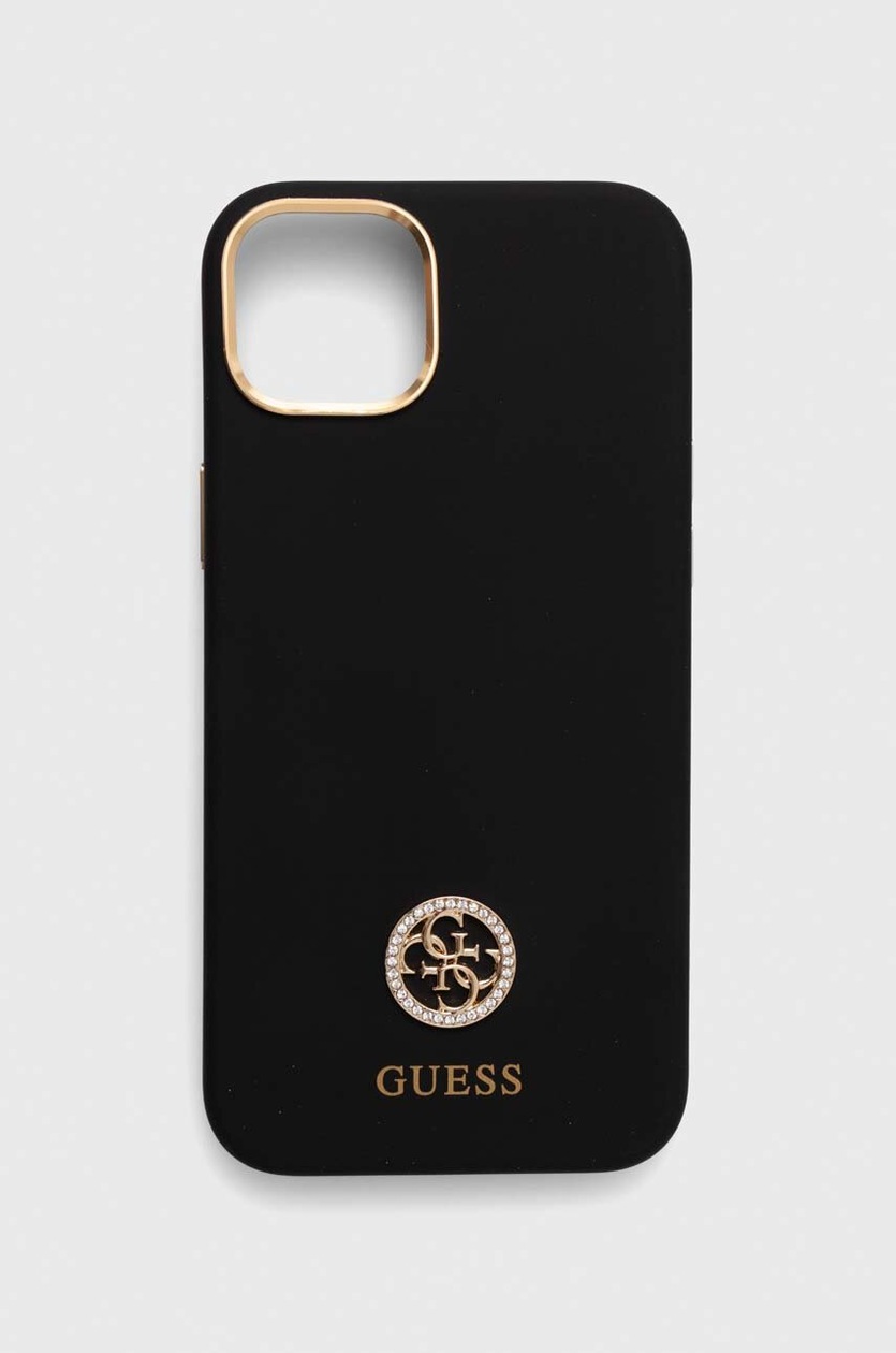 Guess Custodia Tracolla Con Scritta MagSafe Per IPhone 16 Pro 6,3'' – Nero