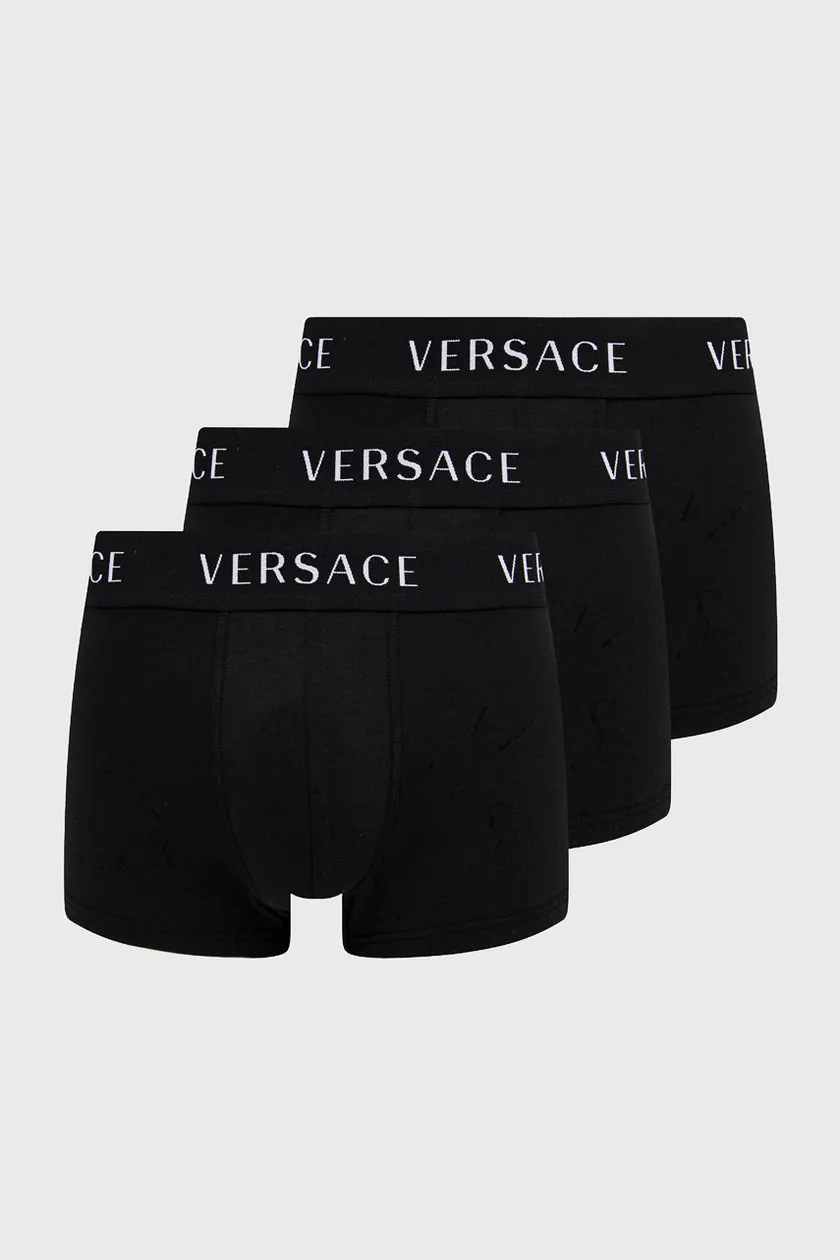 Versace boxer shorts men's black color