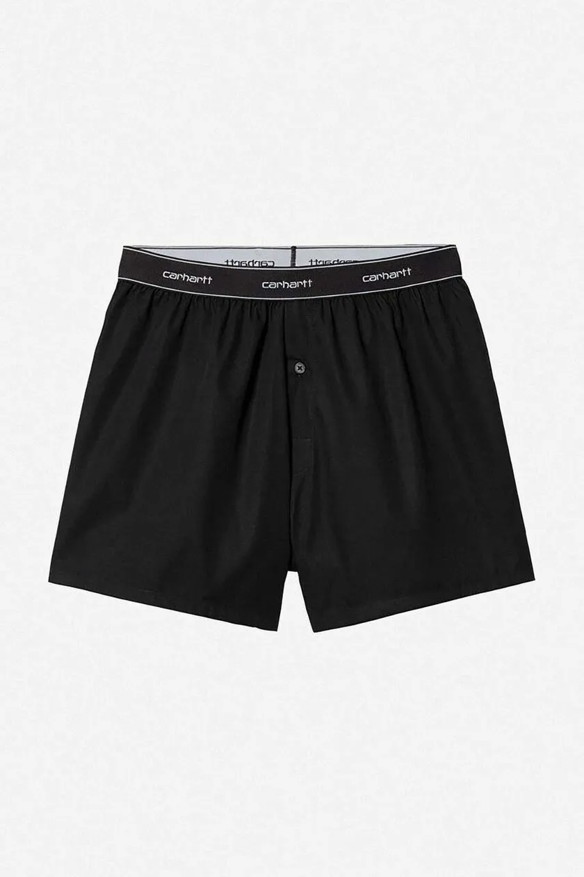 Carhartt WIP cotton boxer shorts black color
