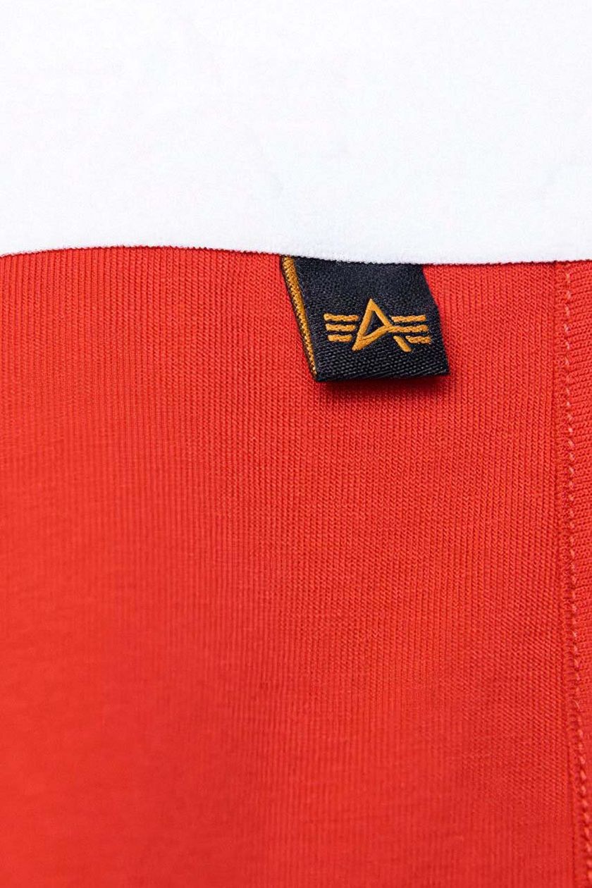 Alpha Industries cotton boxer shorts red color