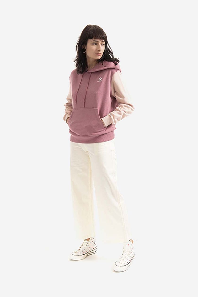 Converse sweatshirt women s pink color buy on PRM