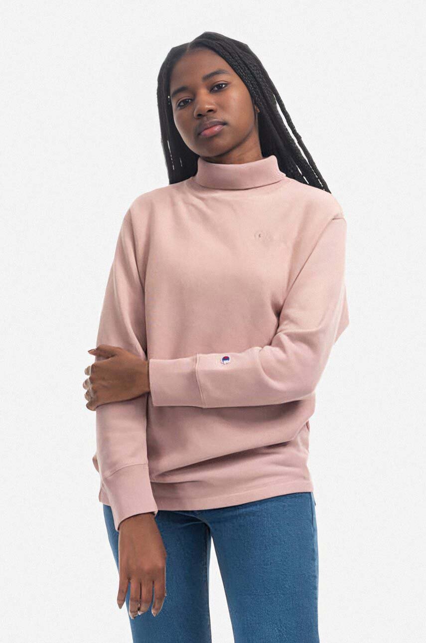 CHAMPION Long Sleeve Women's Sweatshirt Pink Size Medium RN 15763 