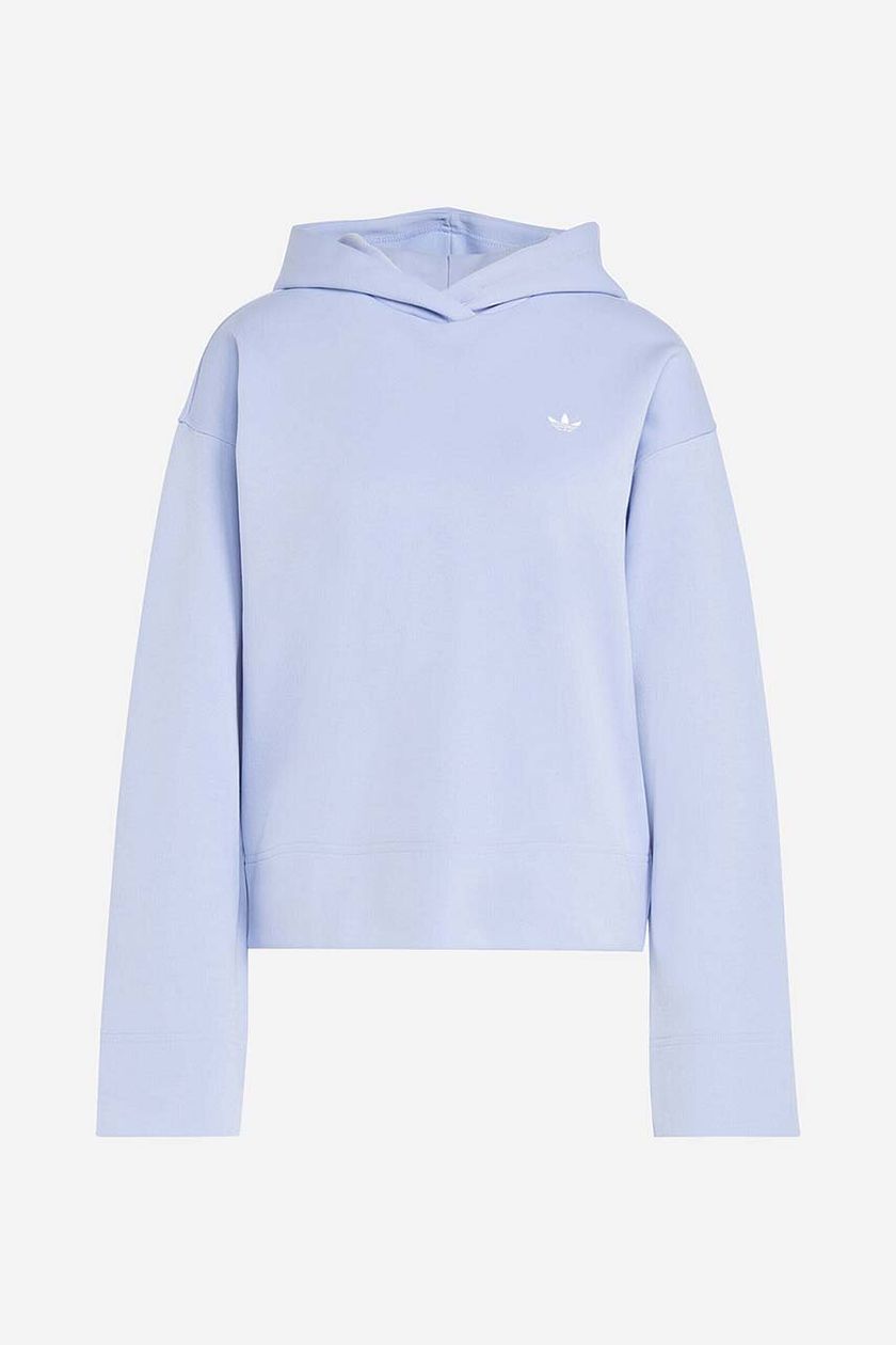 adidas sweatshirt ESS Short Hoody women's blue color | buy on PRM