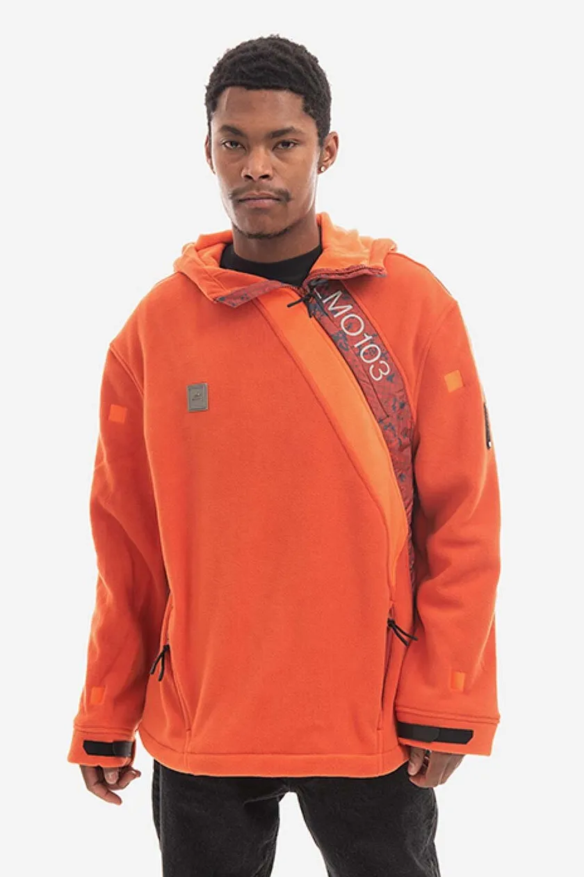 Orange best sale diesel hoodie