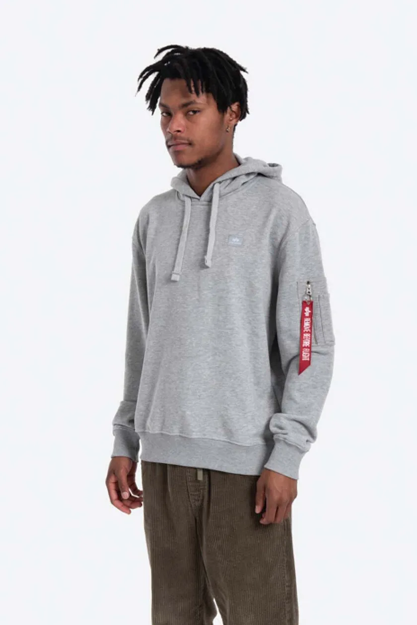 Alpha industries hoodie outlet grey