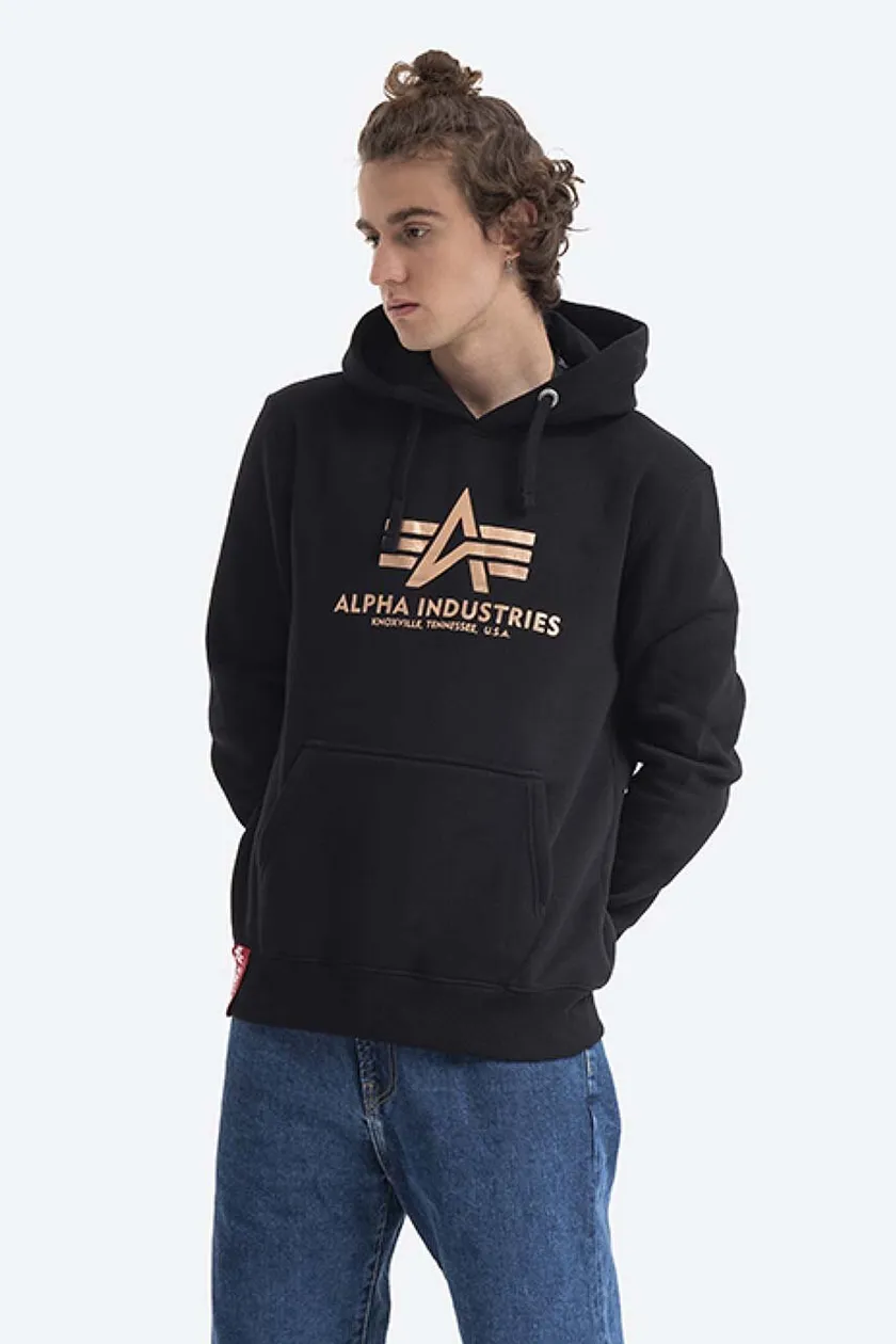 sweatshirt black Industries | buy color Alpha on men\'s PRM