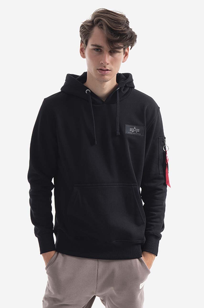 Alpha Industries sweatshirt men\'s black color | buy on PRM