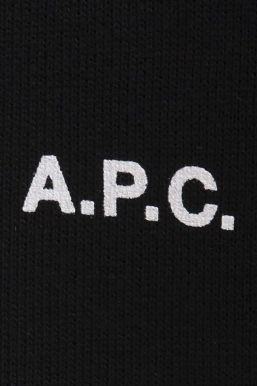 A.P.C. cotton sweatshirt Sweat Steve men's black color | buy on PRM