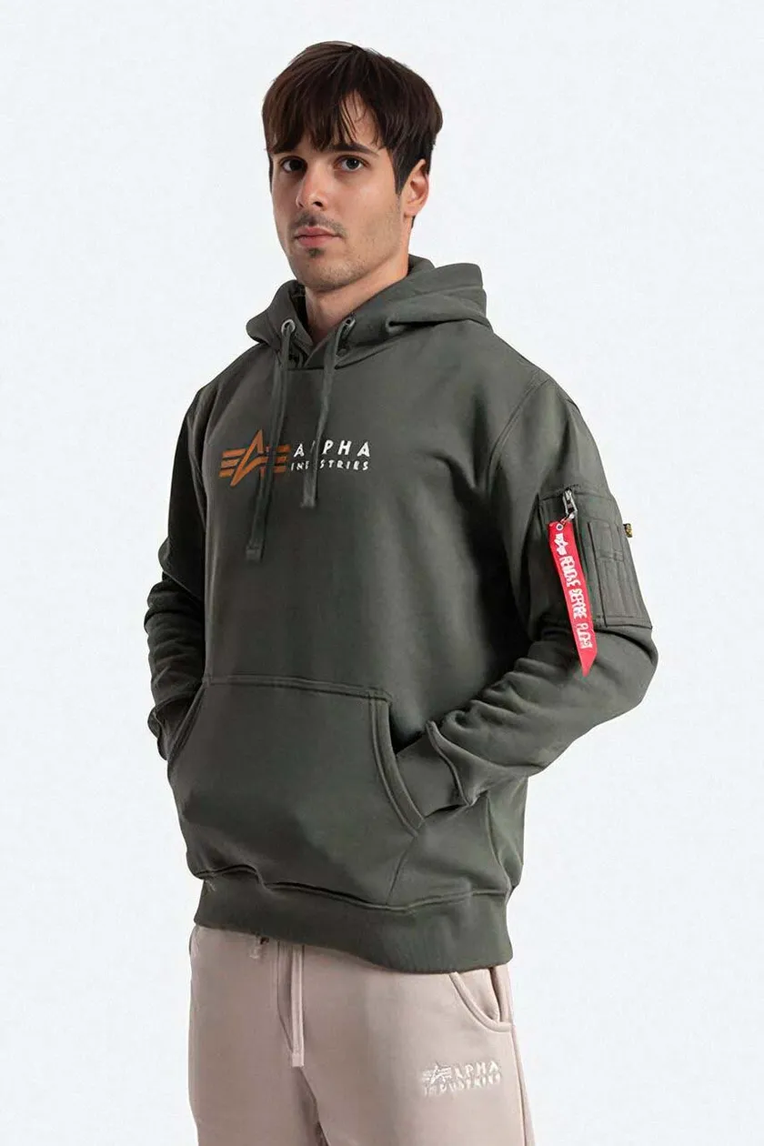 Alpha industries hoodie outlet orange