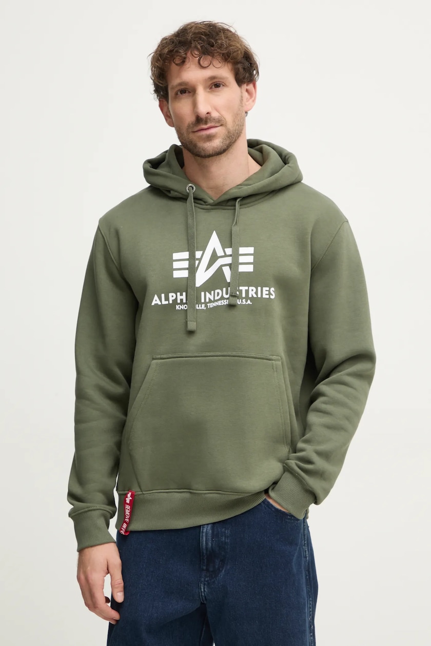 A-COLD-WALL* cotton sweatshirt BRUTALIST HOODIE men's green color