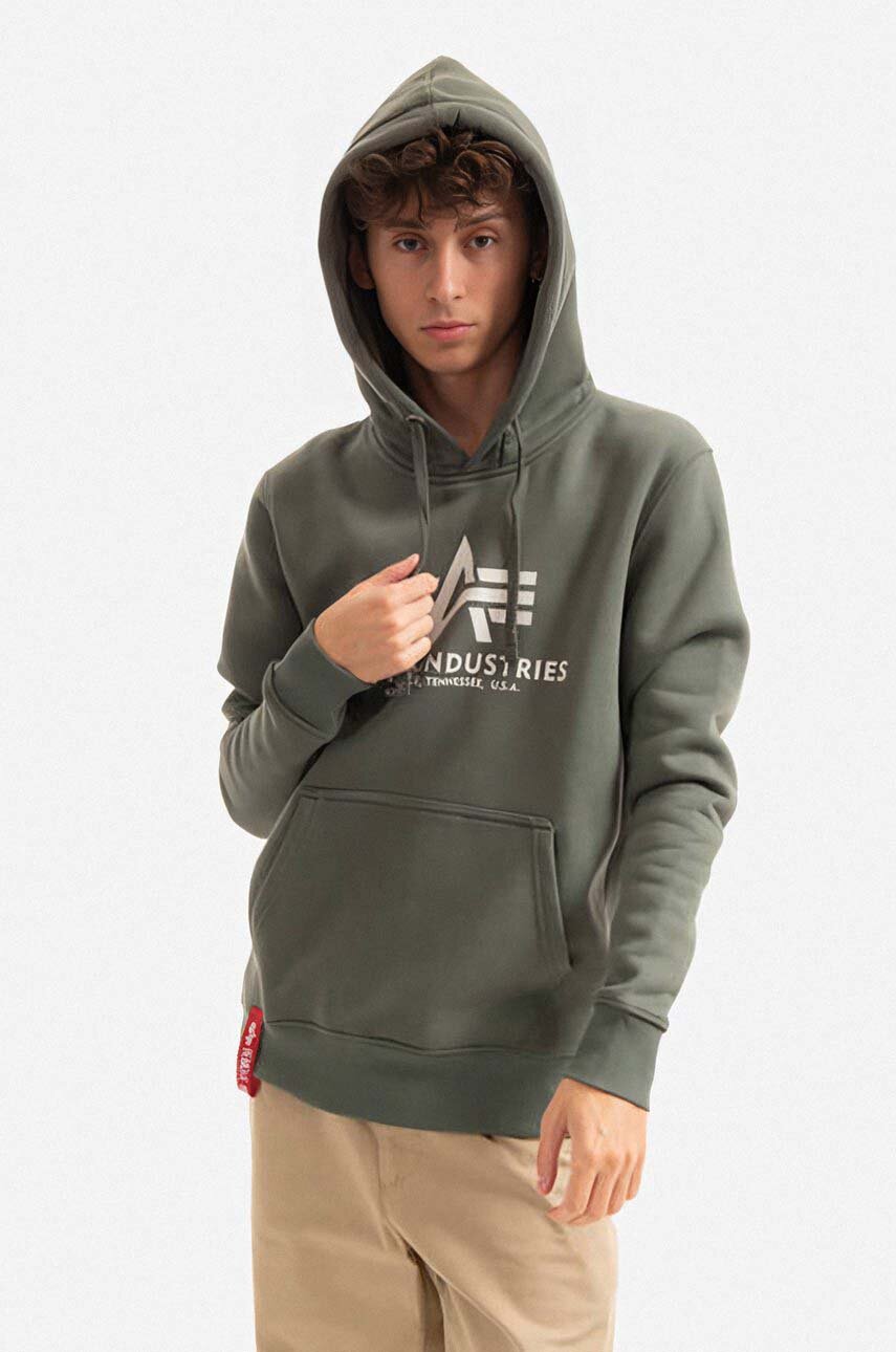 Alpha Industries sweatshirt PRM color buy | on men\'s green