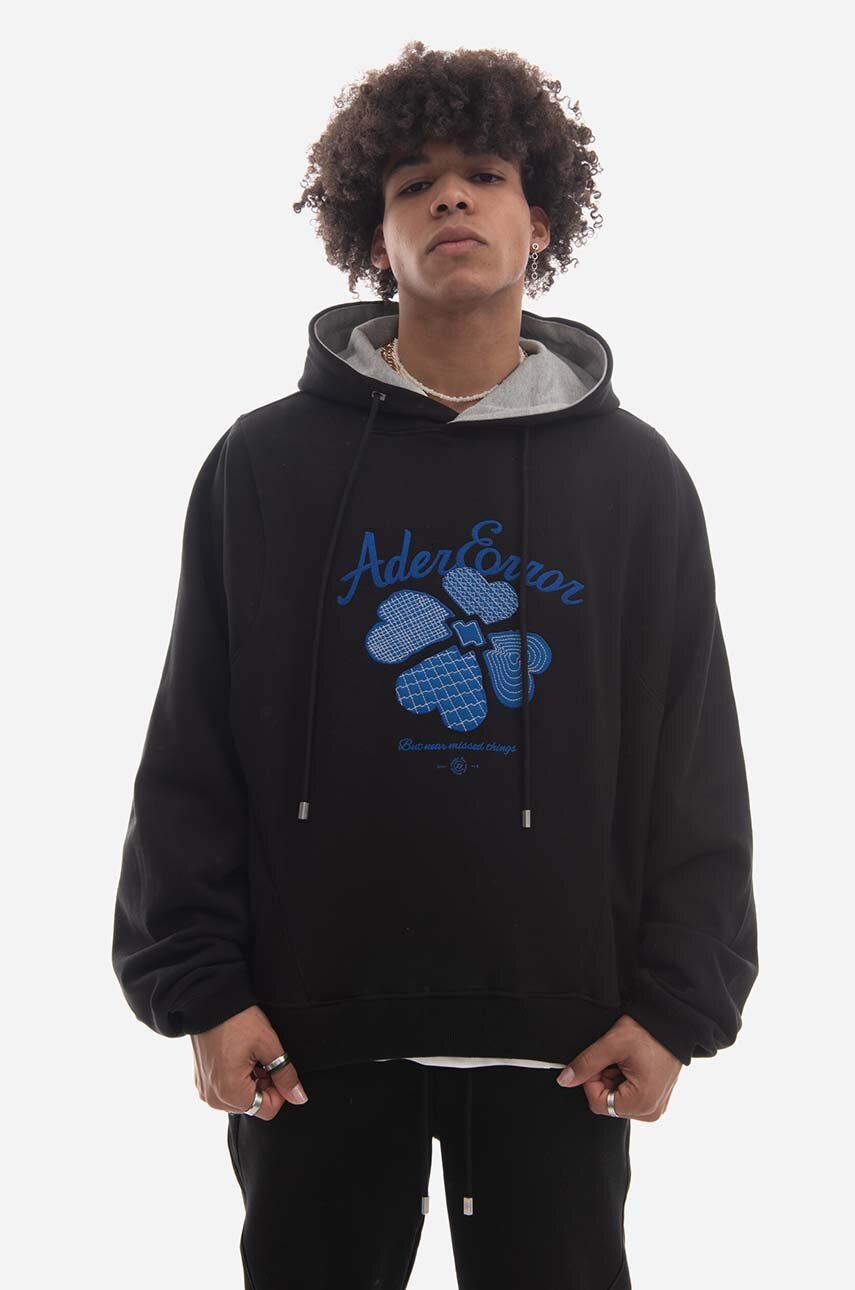 černá Mikina Ader Error Hoodie BMADSSHD0102BK Pánský