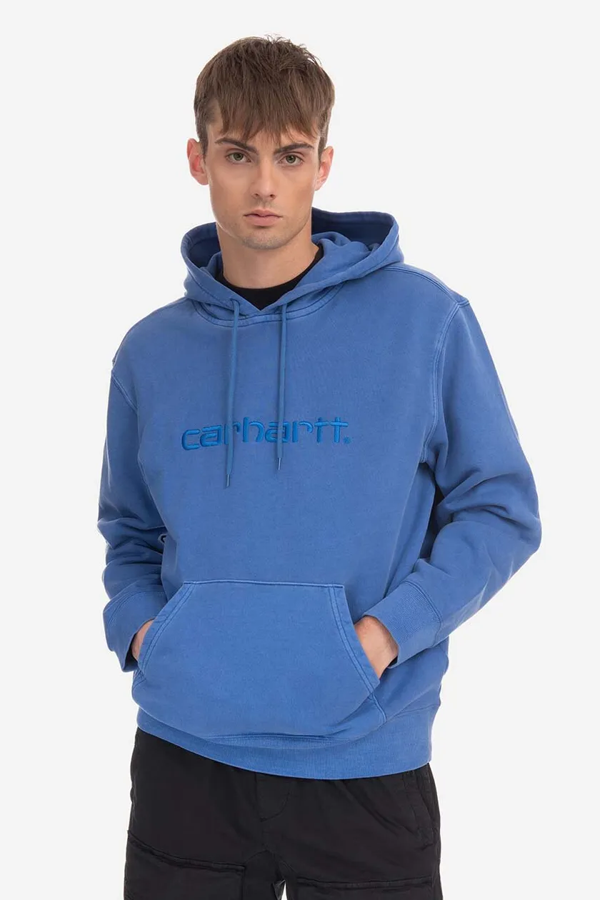 Carhartt WIP cotton sweatshirt Hooded Duster Sweat men s blue