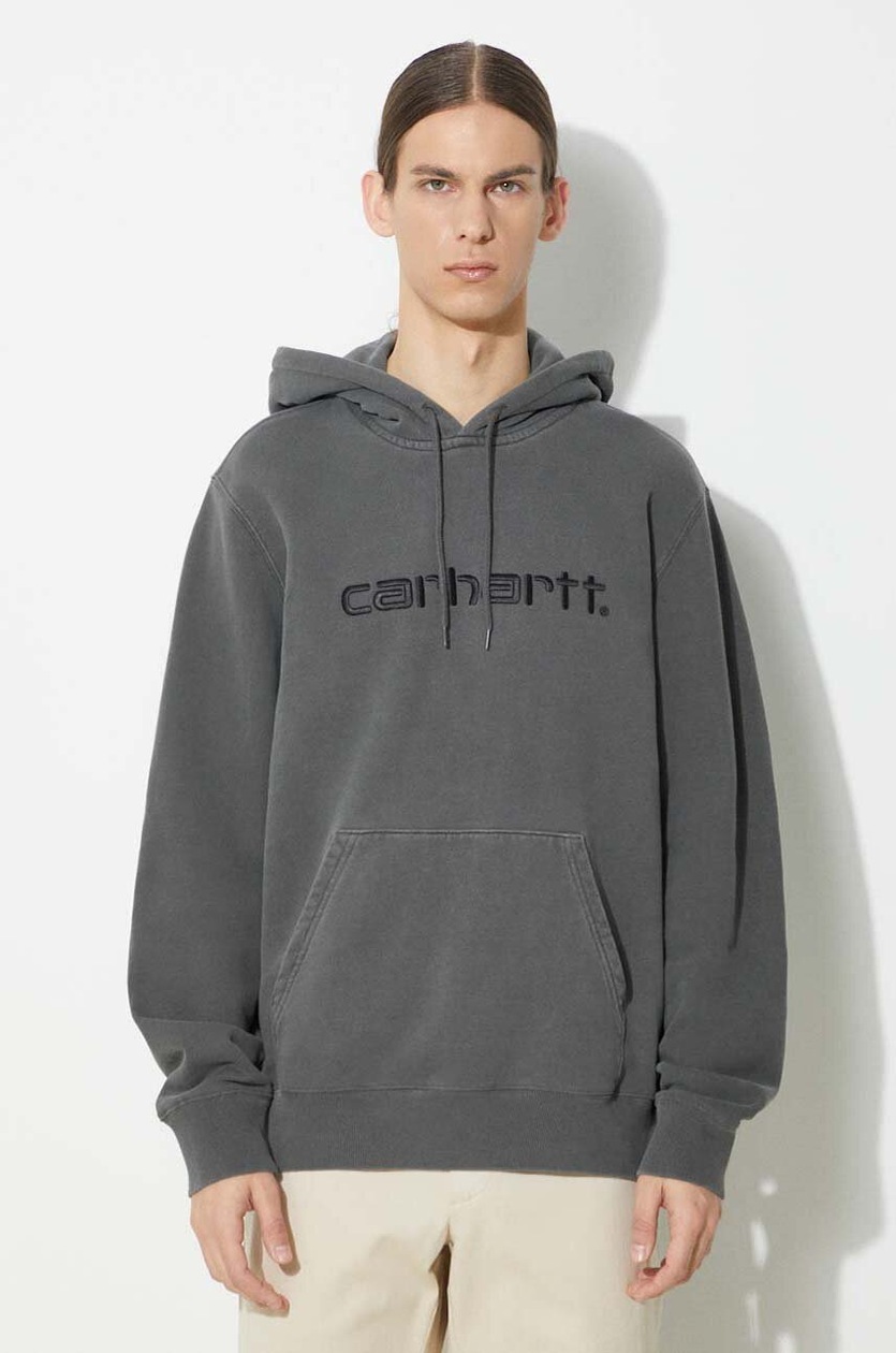 【Carhartt】 HOODED DUSTER SWEATSHIRT Carhartt WIP Hooded Duster Sweat Park Garment Dyed – Brick +