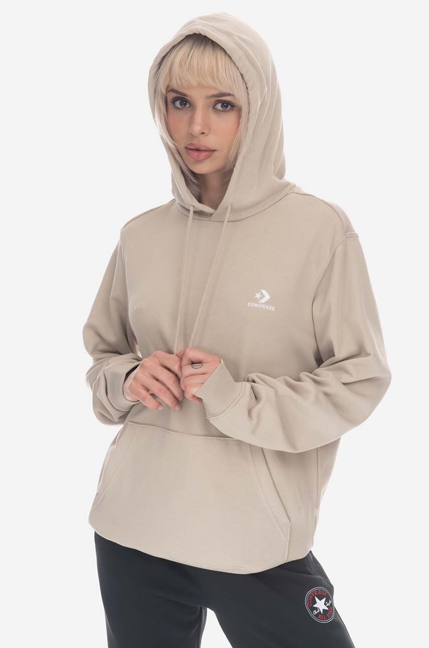 Womens grey converse clearance hoodie