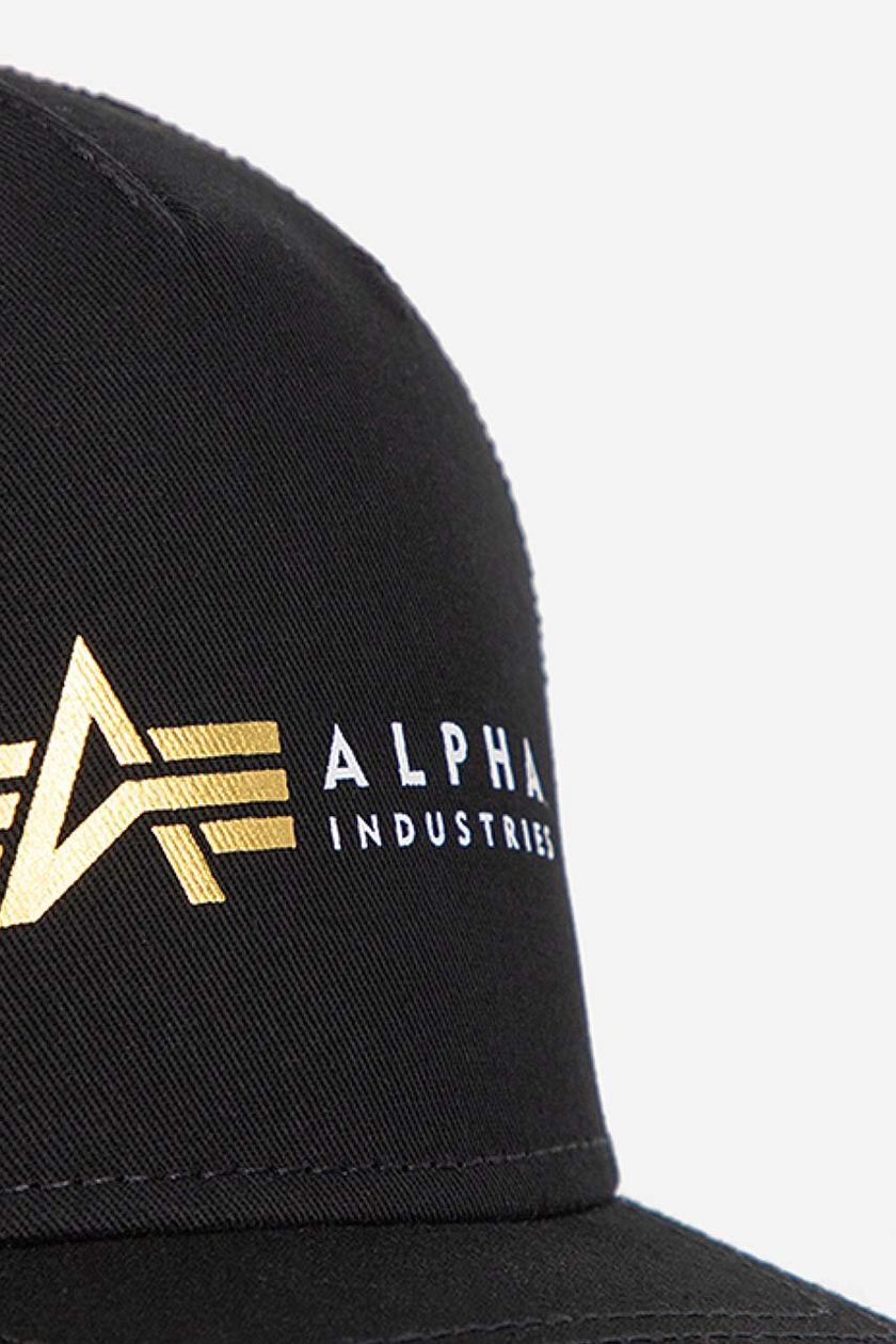 Alpha Industries baseball cap black color | buy on PRM