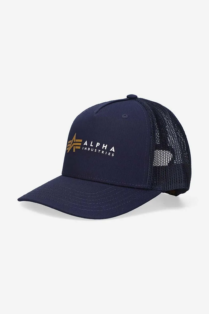 Alpha Industries baseball cap navy blue color | buy on PRM