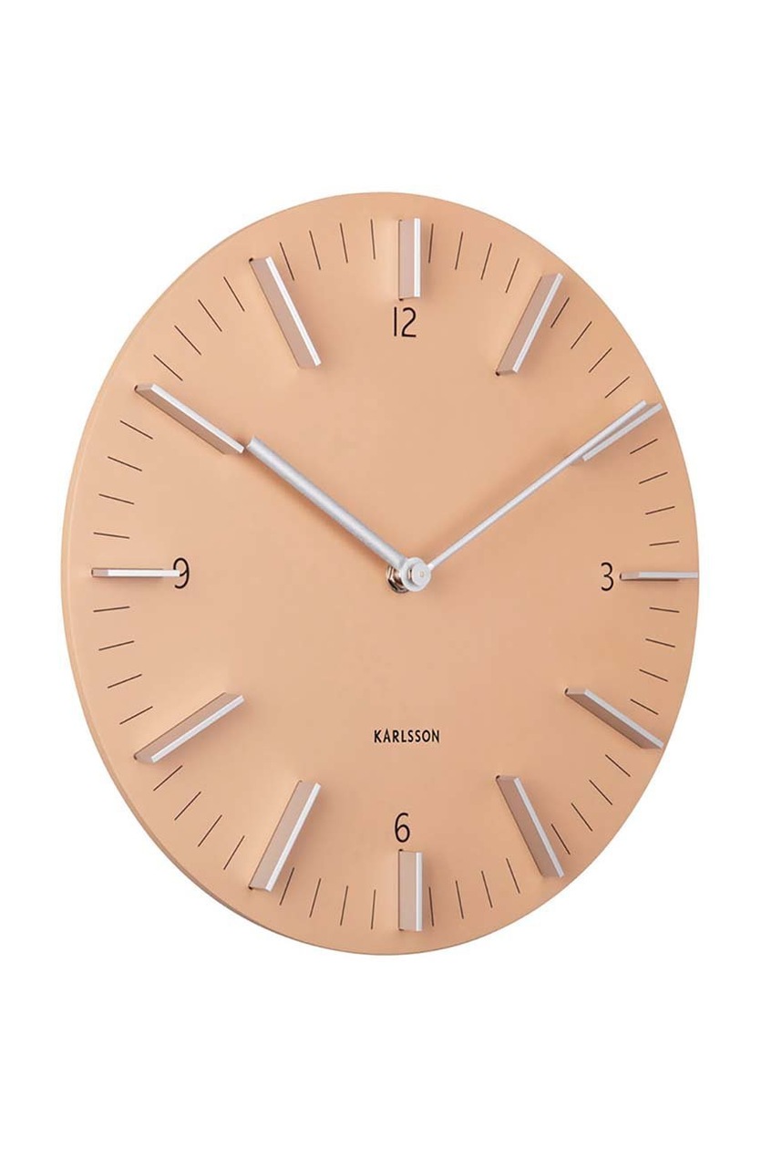 Guzzini Bell Home Orologio Da Parete Con Pendolo | Design Moderno In ABS Grigio Tortora | Dimensioni 22x8x33 Cm | Movimento Continuo E Silenzioso | Prodotto Italiano – Idea Regalo