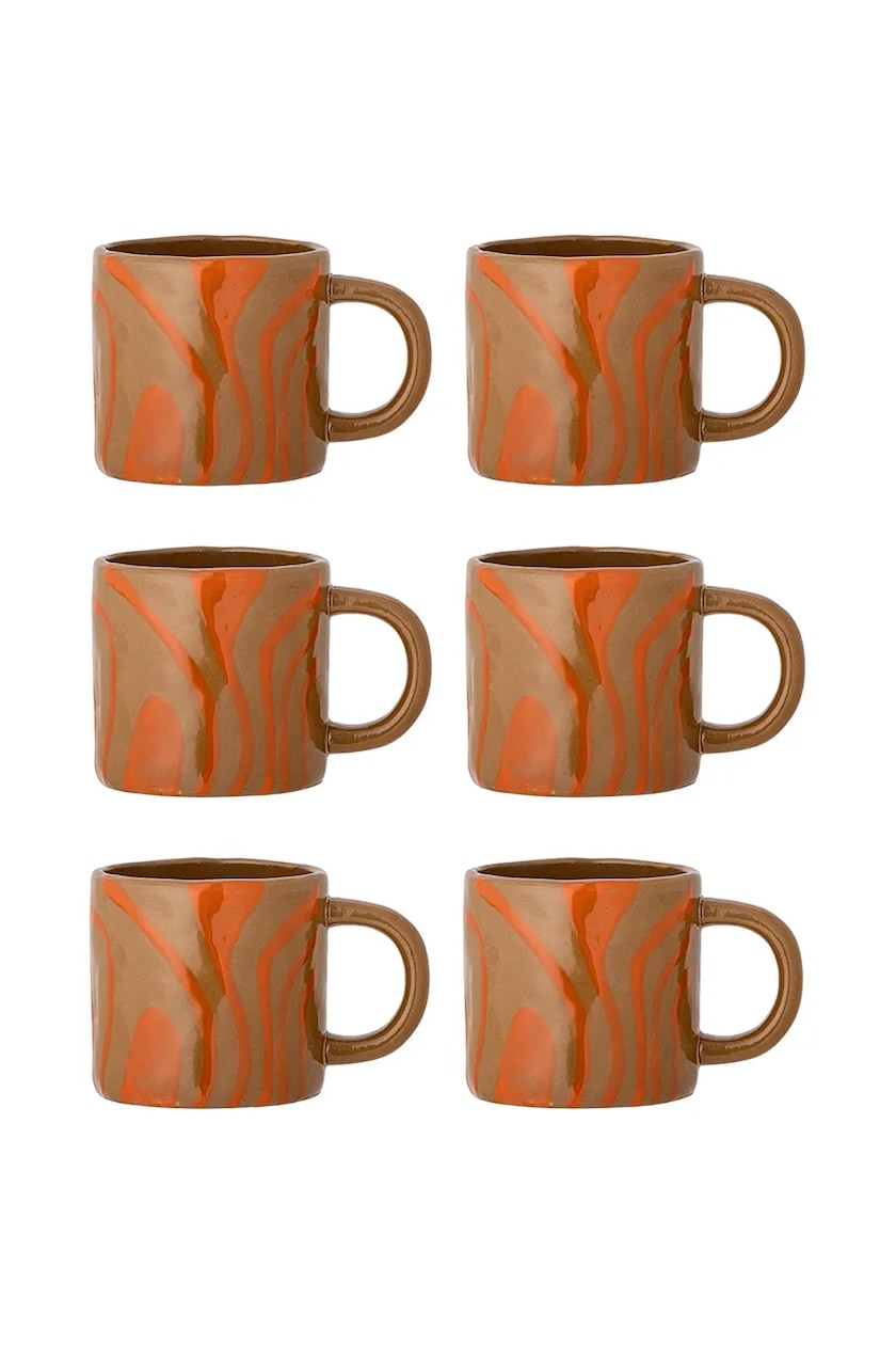 BloomingvilleTazze in set Cloe3 pz, 460 ml, in ceramica, blu/beige BloomingvilleTazze in set Cloe3 pz, 460 ml, in ceramica, blu/beige