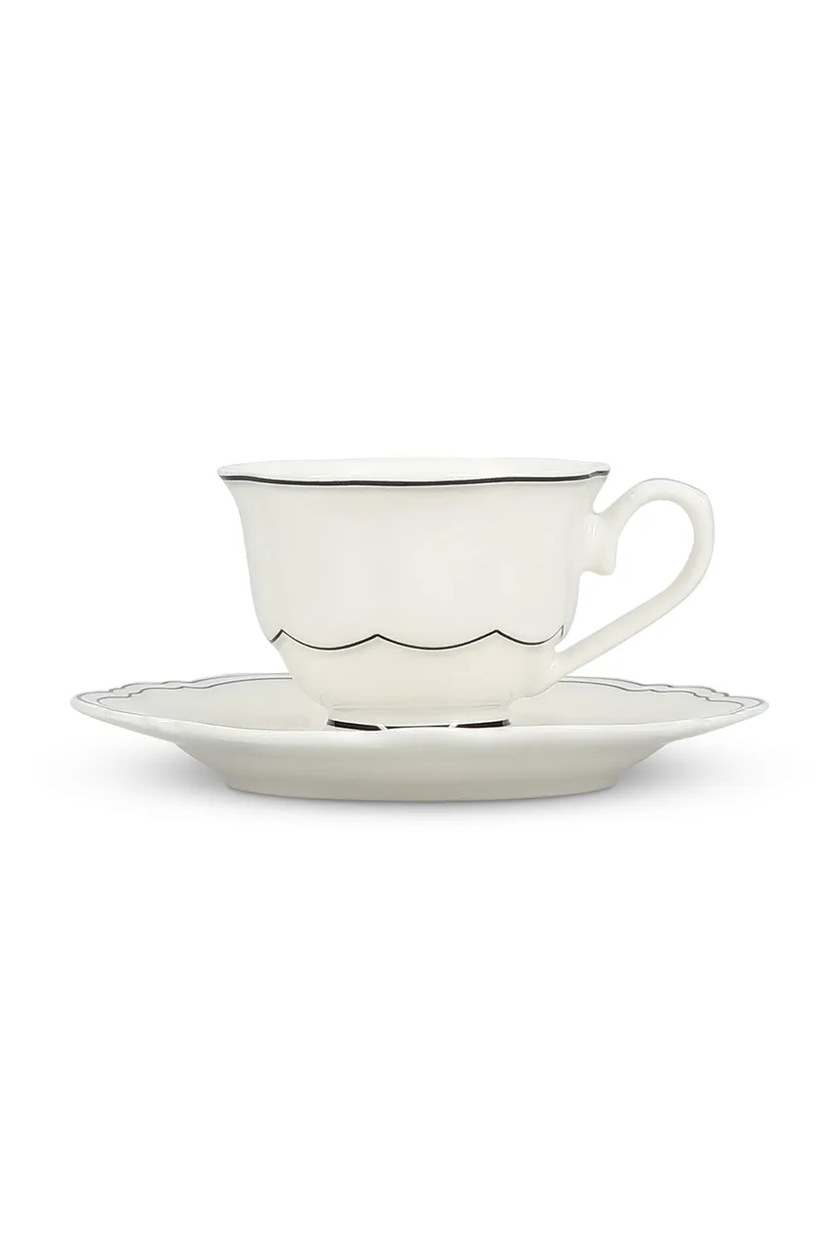 Набор чашек с блюдцами Pols Potten Undressed Teacups 4 шт | ANSWEAR.ua