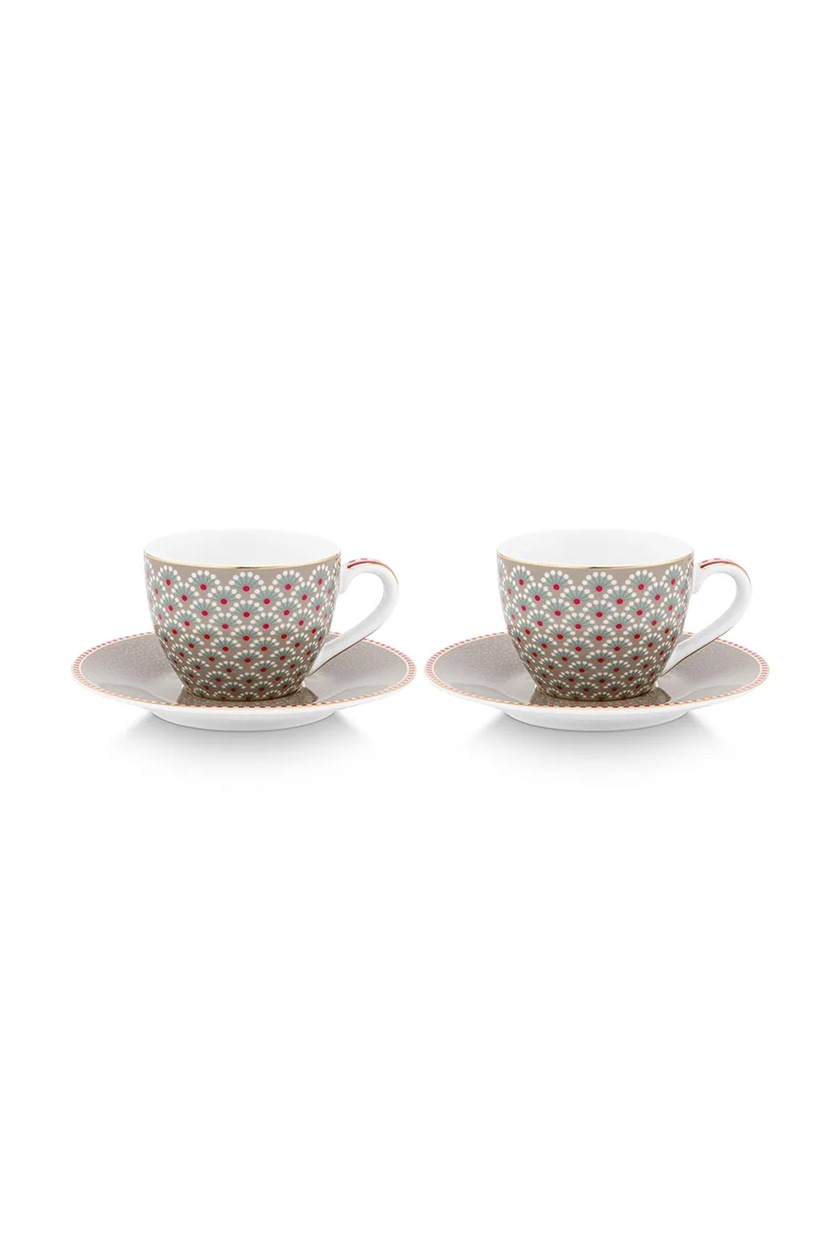爽*茶様 ぼにぼにセット Набор чашек с блюдцами Pols Potten Undressed Teacups 4 шт | ANSWEAR.ua
