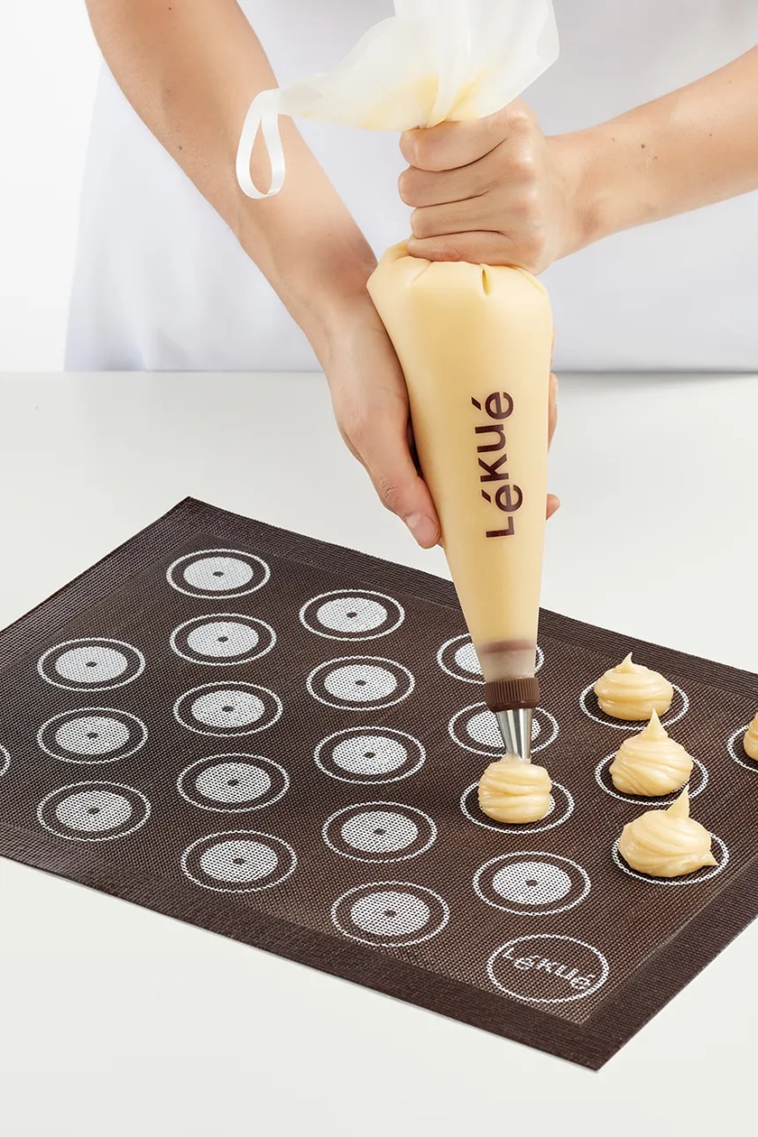 Tappetino Silicone Per Macarons Lékué - 40x30 Cm, Resistente Fino A 220°C, Per Preparazione Dolci - Foto 6