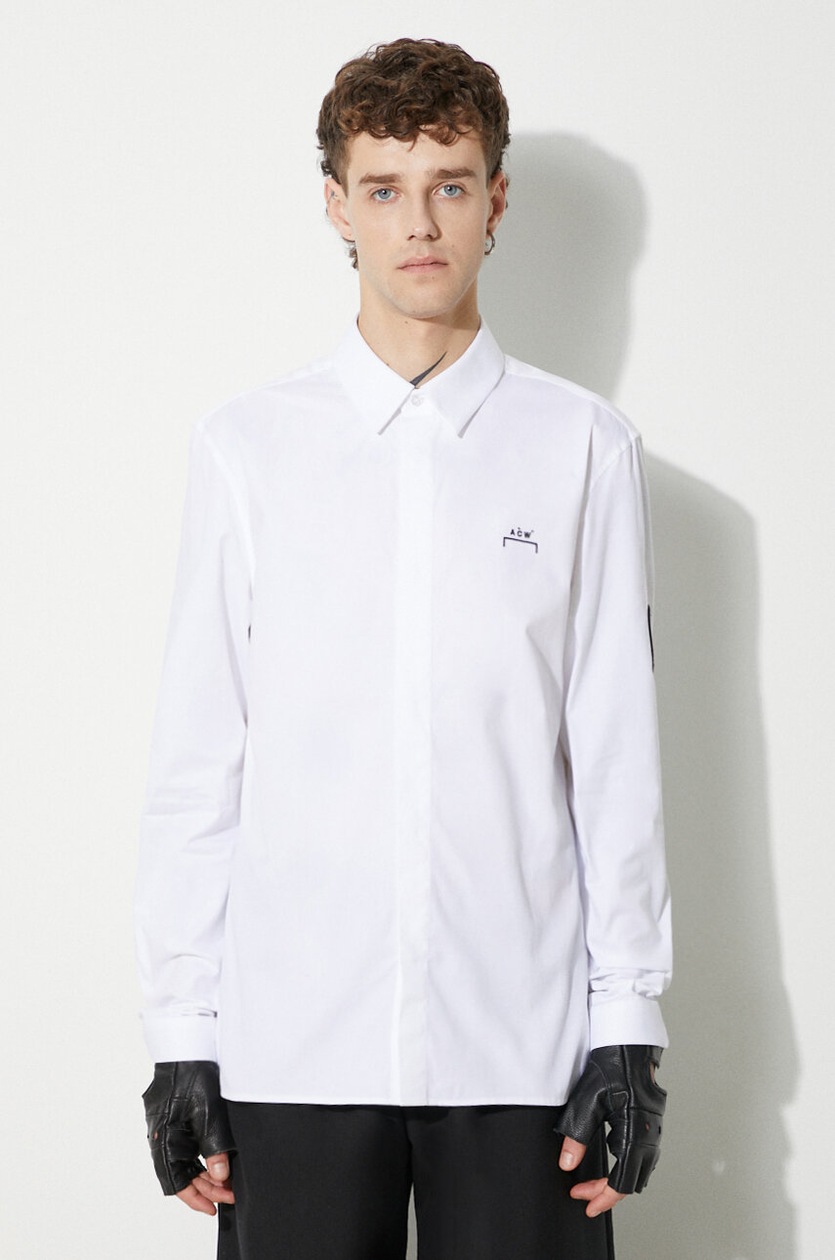 ウェア OAO ALL OVER PRA-SHIRTS & PRA-PANTS WHT A-COLD-WALL* cotton shirt Pawson Shirt men's white color at