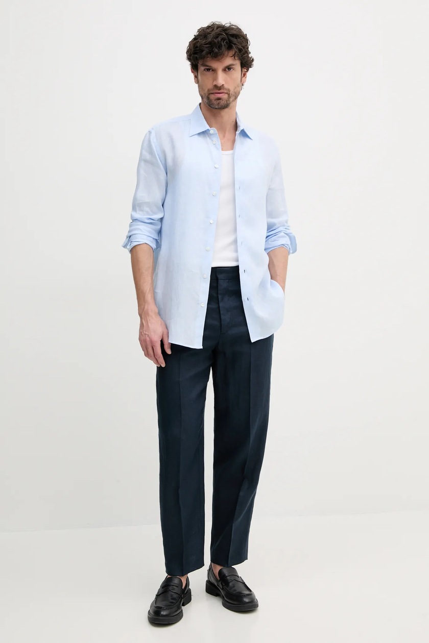 Emporio Armani camicia di lino