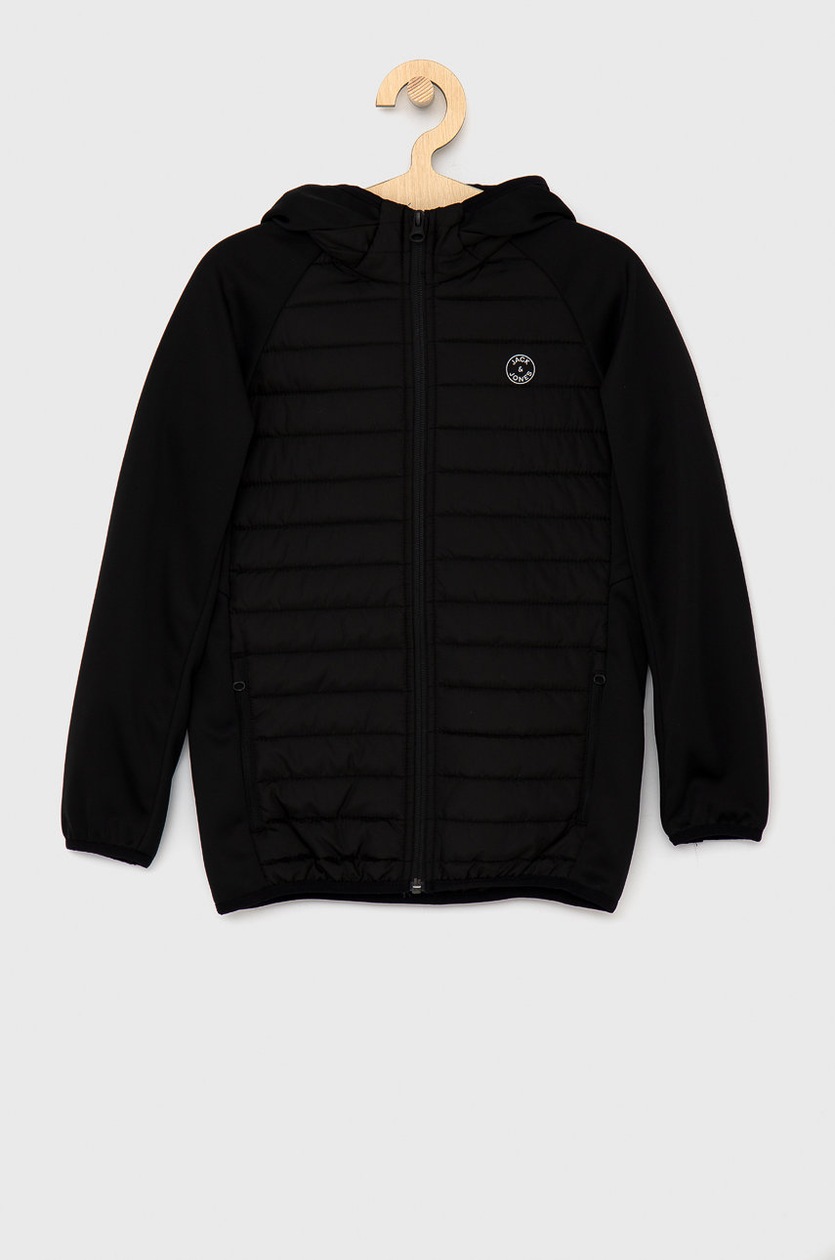 Jack & Jones Kurtka dziecięca kolor czarny | Answear.com