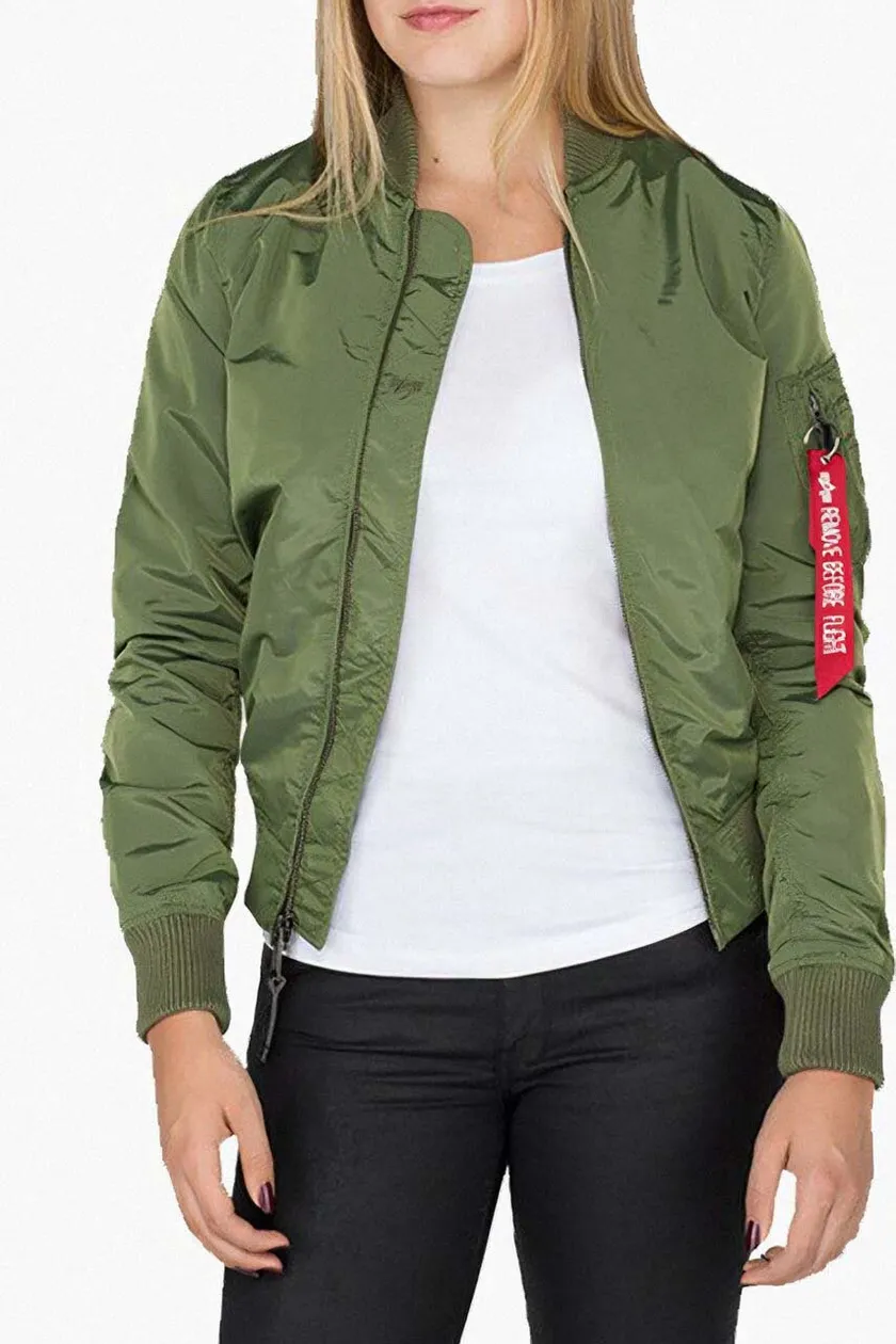 Alpha Industries bomber jacket 01 on TT green color 141041 PRM buy MA-1 womenﾒs 