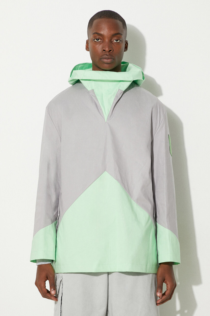 adidas Originals jacket Spezial F.C. Anorak men's gray color adidas Originals jacket Spezial F.C. Anorak men's gray color