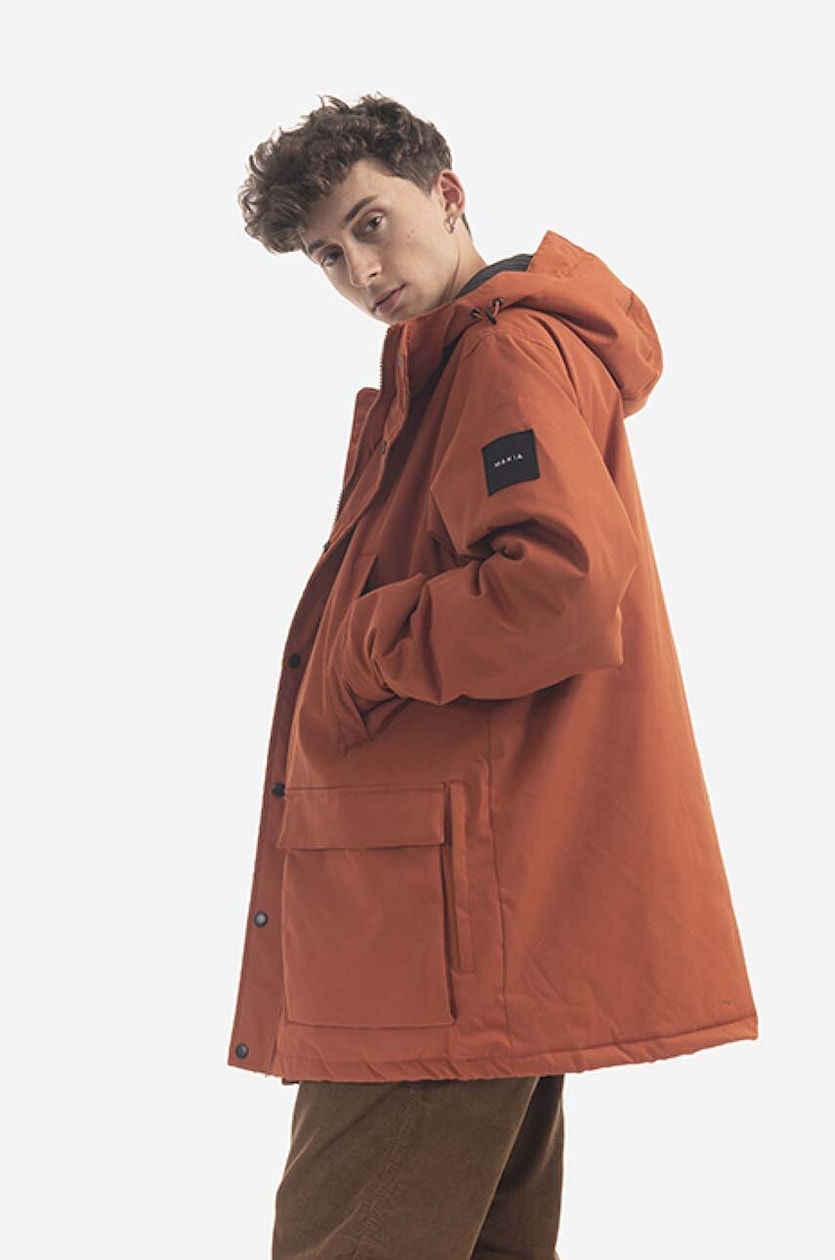 Makia jacket men's orange color at PRM US