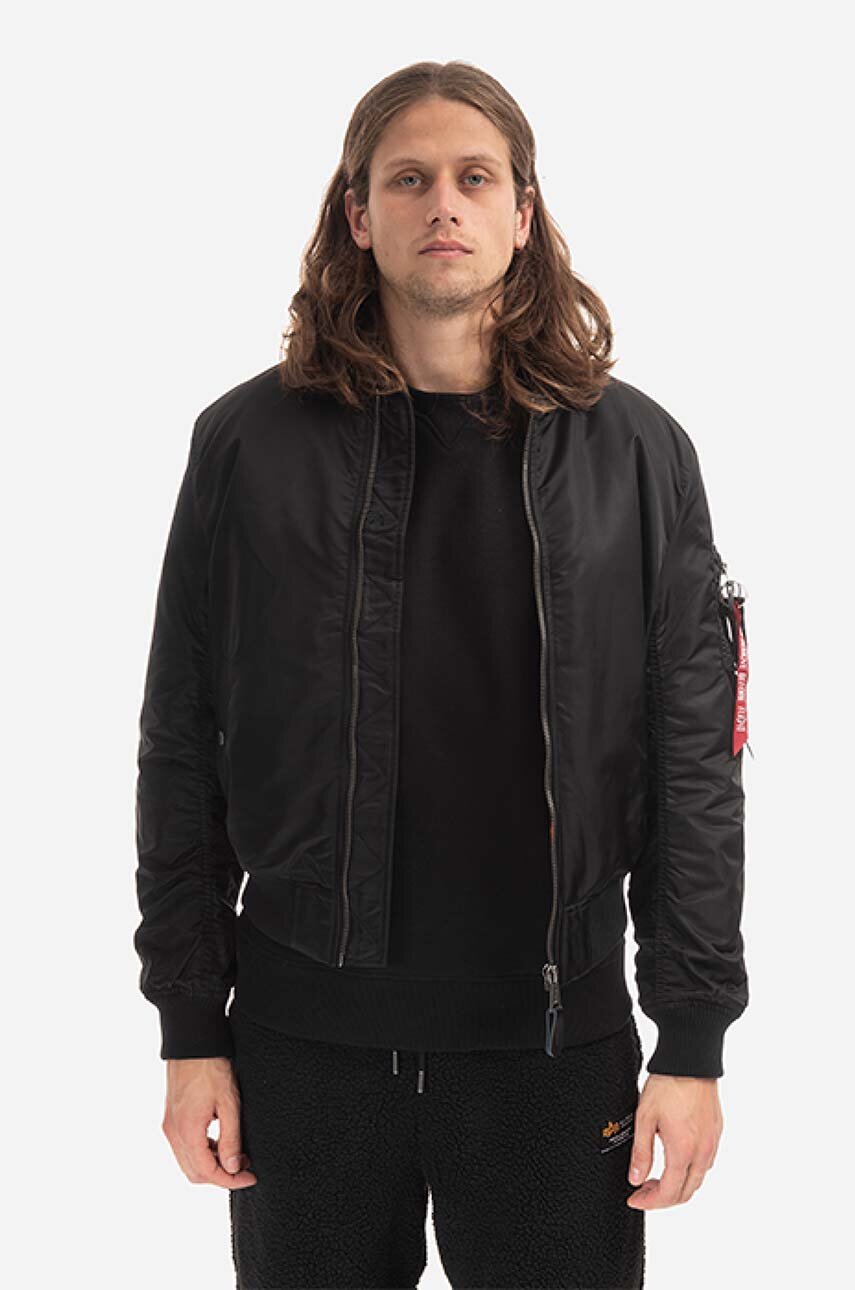 Alpha Industries bomber jacket MA-1 VF Project R menメs black Alpha Industries bomber jacket MA-1 VF Project R menメs black