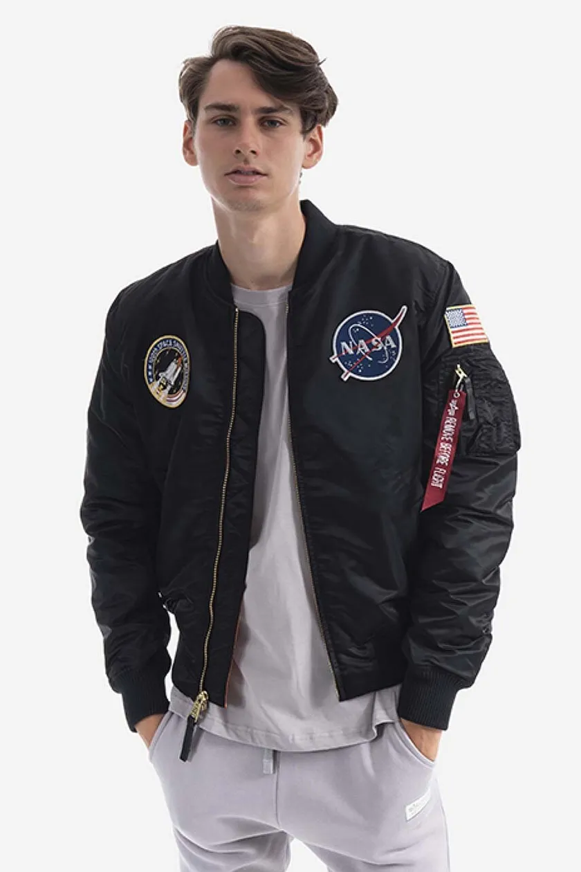 Alpha Industries VF buy black PRM bomber on LP NASA MA-1 jacket menﾒs | color