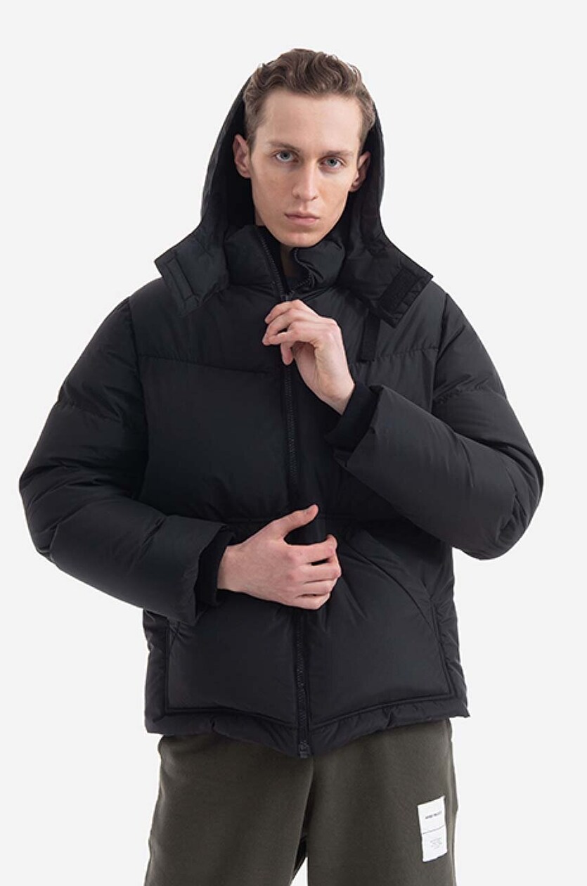 A.P.C. jacket Doudoune Ugo men s black color buy on PRM