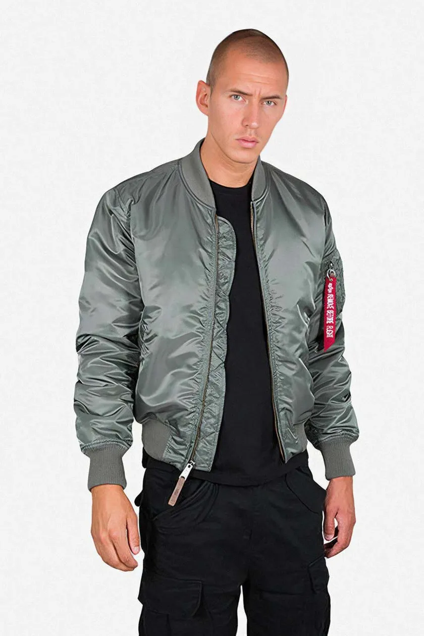 Alpha Industries bomber jacket MA-1 VF 59 191118 432 men's green color |  buy on PRM