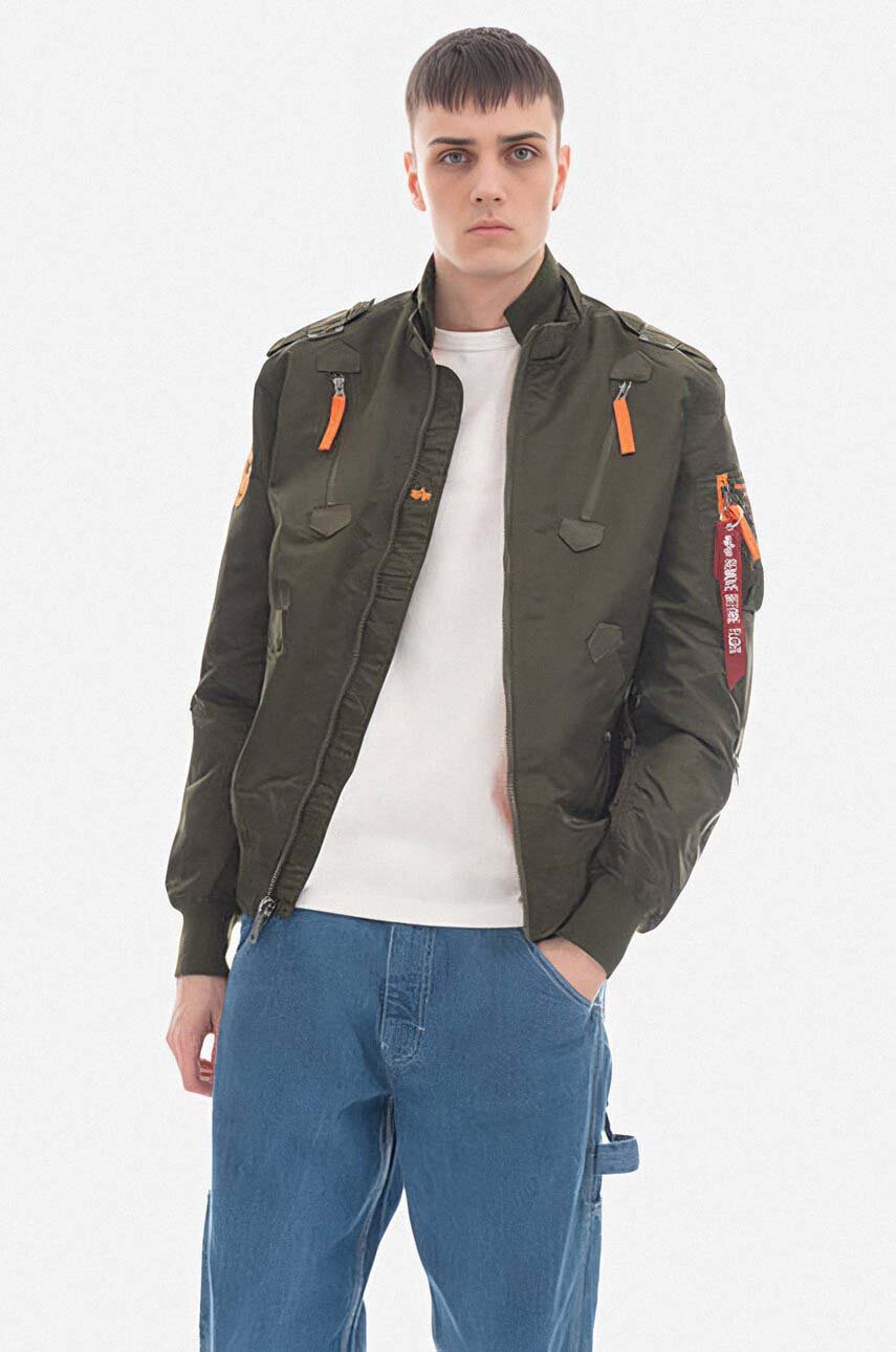 Alpha Industries bomber jacket Falcon II 156109 257 men's green color | buy  on PRM