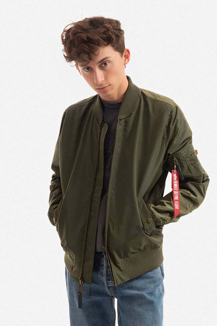 Alpha Industries bomber jacket MA-1 TT men's green color 191103.257 | buy  on PRM