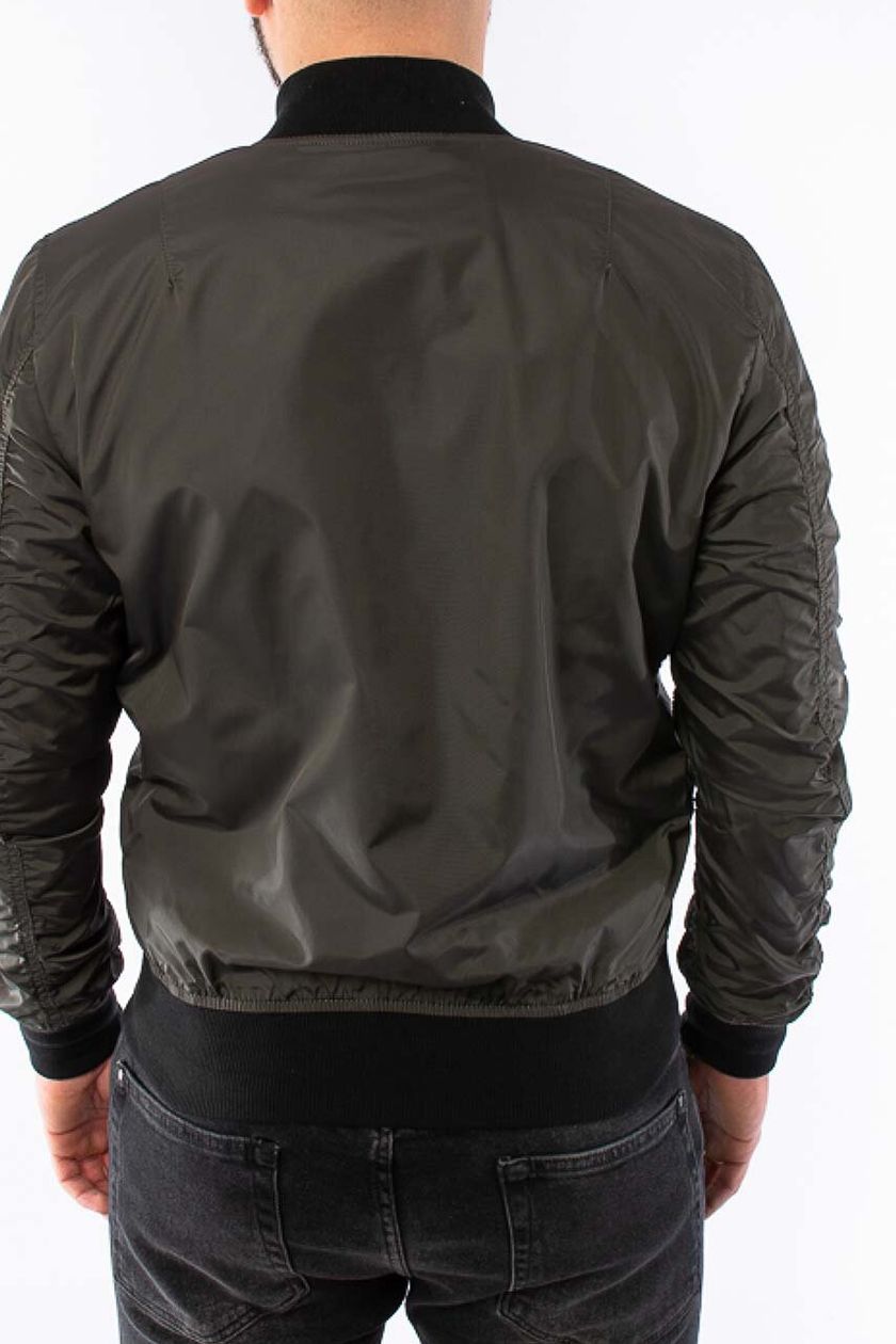 Alpha Industries bomber jacket Ma-1 Ttc men\'s gray color | buy on PRM