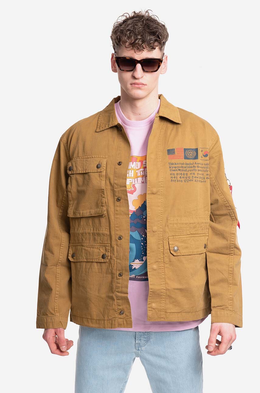 Alpha Industries jacket Field Jacket LWC 136115 13 men's beige color | buy  on PRM