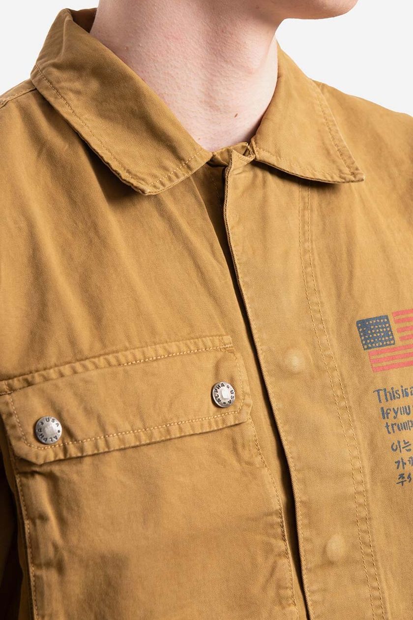 Alpha Industries jacket Field Jacket LWC 136115 13 men's beige color | buy  on PRM