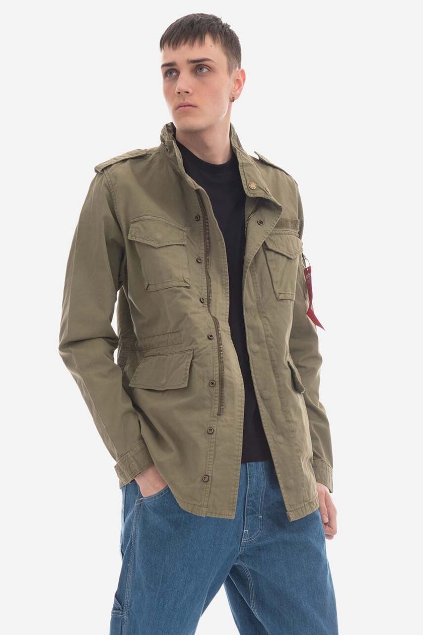 Alpha Industries jacket Huntington 176116 11 men's green color | buy on PRM