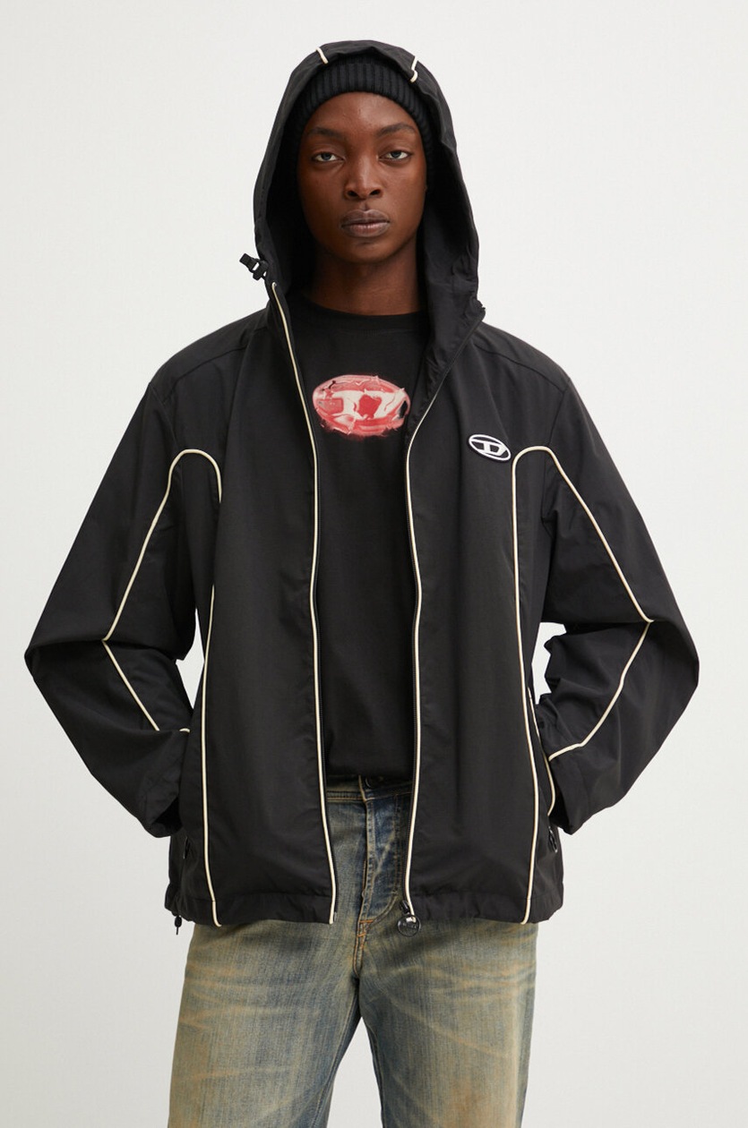 DIESEL ディーゼル J-HIVES GIACCA ジャケット S J-HIVES Uomo: Giacca a vento con profili a contrasto | Diesel