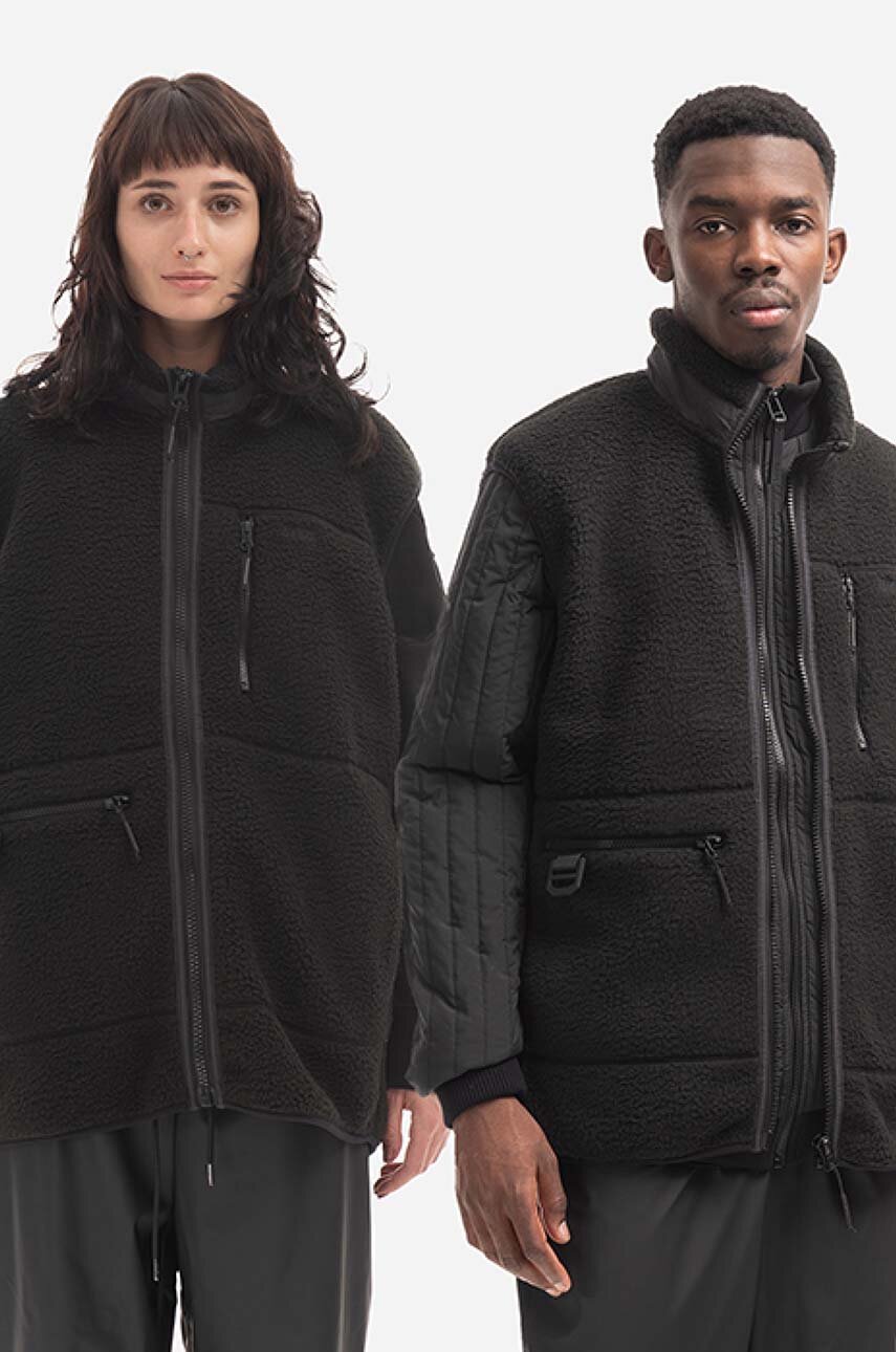 Rains Heavy Fleece Vest 18410.BLACK BLACK PRM