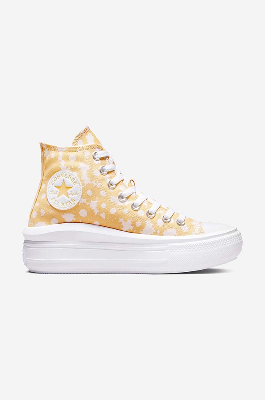 ledningsfri Fortolke af Converse trainers Chuck Taylor Move Hi All Star women's yellow color | buy  on PRM